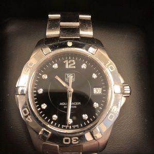 Preowned Tag Heuer Aquaracer diamond dial